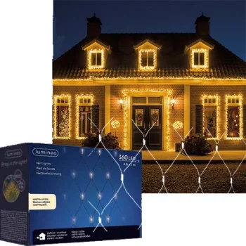 Lumineo Icicle novogodišnja LED mreža 1x4.8m 360 LED toplo bela Lumineo Icicle novogodišnja LED mreža 1x4.8m 360 LED toplo bela